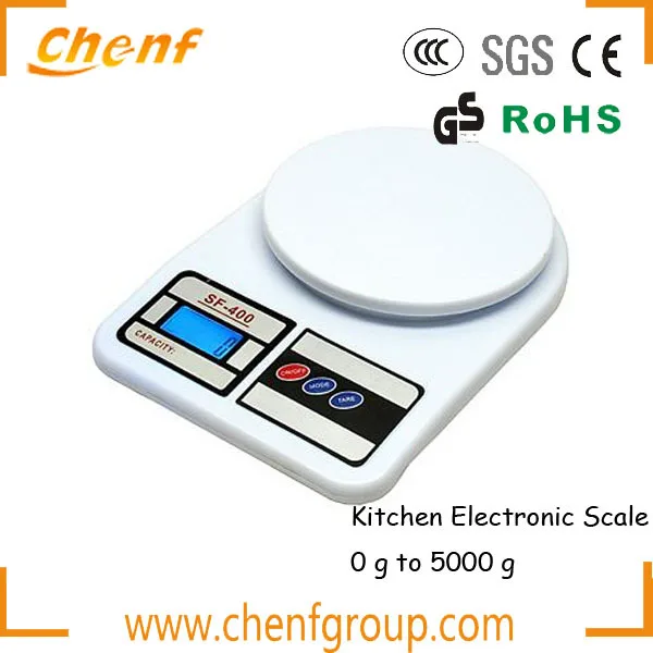 1 Pc Digital Kitchen Scale 1g To 5kg Sf 400 Abs Plastic Lcd Large 1 Pc Digital Kitchen Scale 1g To 5kg Sf 400 Abs Plastic Lcd Large Capacity