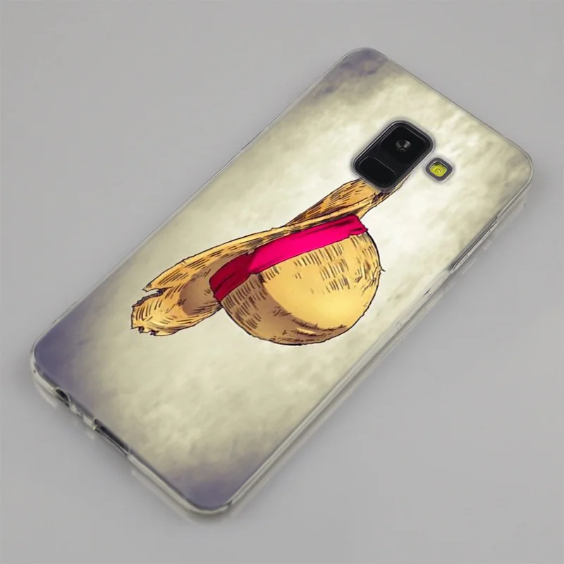 Аниме One Piece Monkey D Луффи силиконовый чехол для Samsung Galaxy A50 A30 A10 A40 A6 A8 плюс A20 E A5 A7 2018 2017