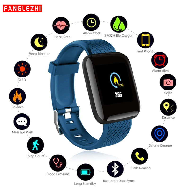 

D13 Smart Bracelet Color Screen Heart Rate Blood Pressure Monitoring Sports Step Smart Bracelet For Android IOS PKB57