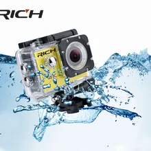 F60R 4 k wifi Удаленная Экшн-камера 1080 p HD 16MP GO PRO Стиль шлем камера 30 метров Водонепроницаемая Спортивная DV камера