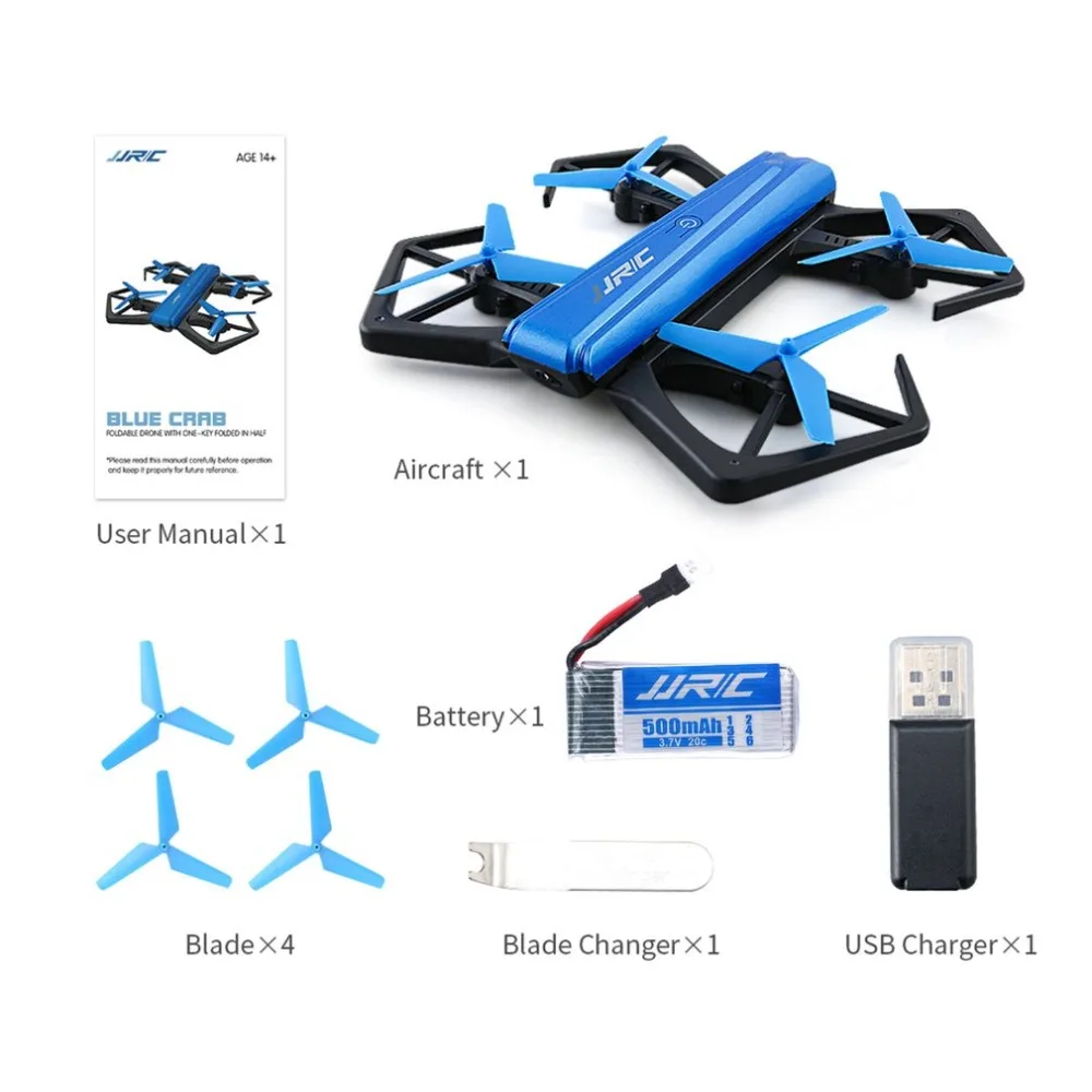 

JJR/C H43WH WIFI FPV 720P HD Camera Dron Self-timer Quadcopter Foldable G-sensor Mini RC Selfie Drone Quadcopter