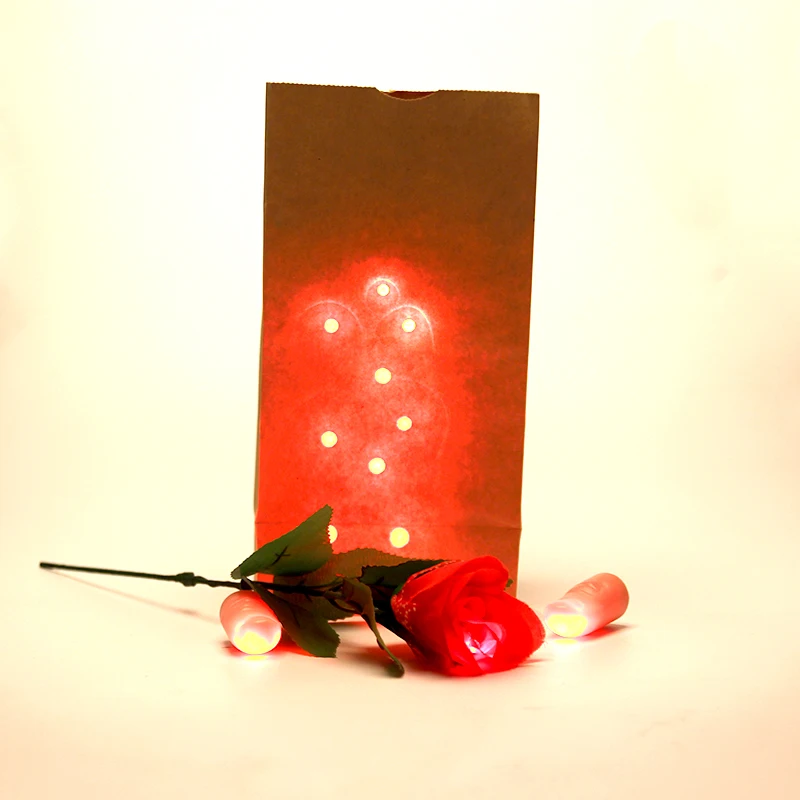 Сумка O Lites(красный и синий) Волшебные трюки игрушки, включая D' светильник пальцы и розы сценический светильник для влюбленных пар Maigc G8368