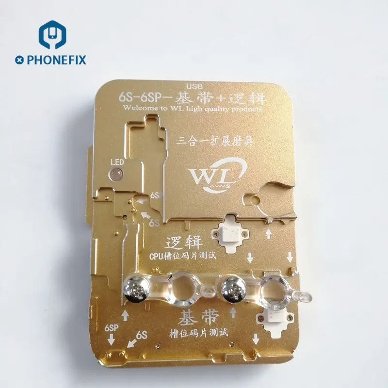 PHONEFIX WL EEPROM IMEI Chip Programmer Logic Board Baseband Chip Reading Rewriting Fixture for iPhone 6 6P 6S 6SP 7 7P Plus