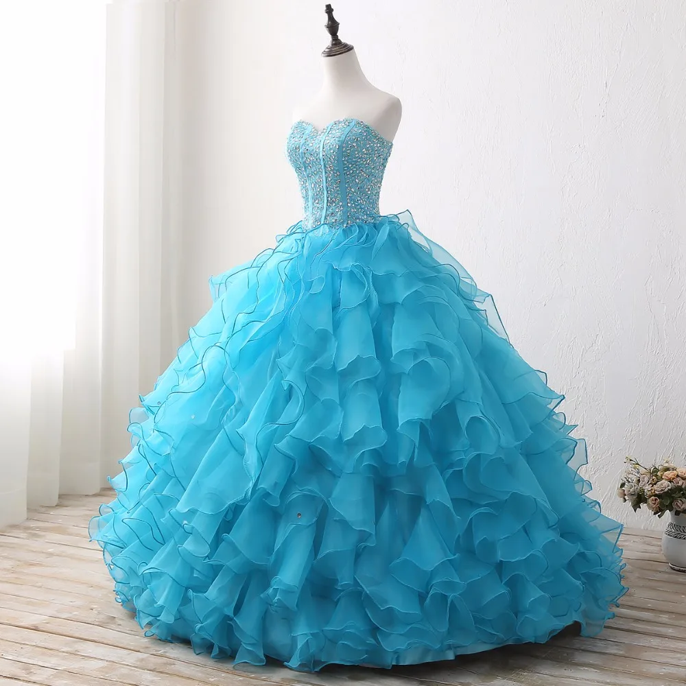 Удивительные Quinceanera платья для женщин Дешевые кружево на спине Vestidos De 15 Anos бальное платье День рождения реальные фотографии выпускн