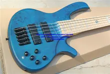 High Quality From China latest custom blue 5 string electric bass factory outlet