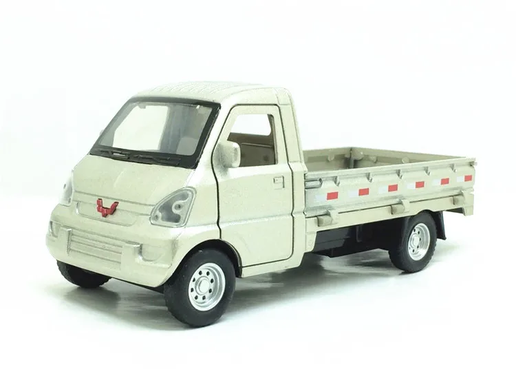 1:32 Liuzhou Wuling пикап Легкосплавные Автомобили Модель Высокая симитация с вытягиванием мигающая игрушка автомобиль детские игрушки - Цвет: Золотой