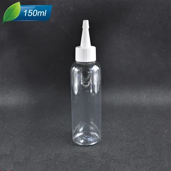 

150ml(50pc/lot) Refillable Perfume Pointed Cap Lotion Bottles for Liquid Storage Empty Plastic Small Sample Bottle