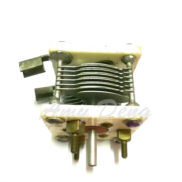 Второй ручной инвентарь двойной 15PF 66PF переменный конденсатор купить ...