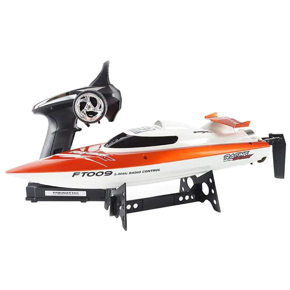 

SANQ Feilun EU Plug FT009 2.4GHz 4 Channel Water Cooling High Speed Racing RC Boat Gift (orange)