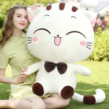 Llovely Кот с большой мордочкой плюшевая игрушечная кошка кукла большой размер Подушка чучело чучела подарок для девочки