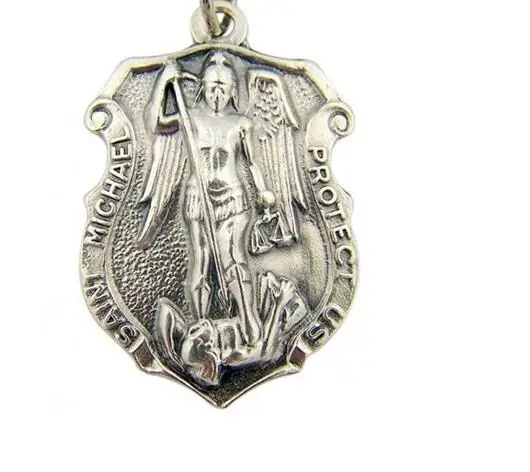 

SanLan Saint St. Michael Archangel necklace