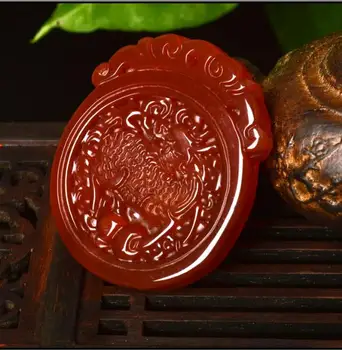 

Natural authentic jade men and women models agate chalcedony jade crafts pendant kylin jade pendant