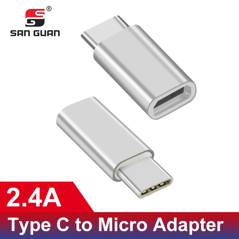 OTG Type C адаптер 56K USB к Micro адаптеры для Macbook Pro Google Sony HTC Huawei Oneplus Nokia USBC|Переходники и