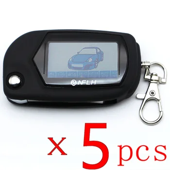 

5 Pcs/lot B9 Remote Controlle uncut blade fob For Starline B9 folding car flip remote Two Way car alarm keychain Auto start
