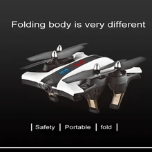 Wi-Fi fpv Складная Радиоуправляемый Дрон X017 с 2MP HD Камера 2,4 г 6 оси rc горючего Безголовый режим перезаряжаемый аккумулятор дроны малыш подарки