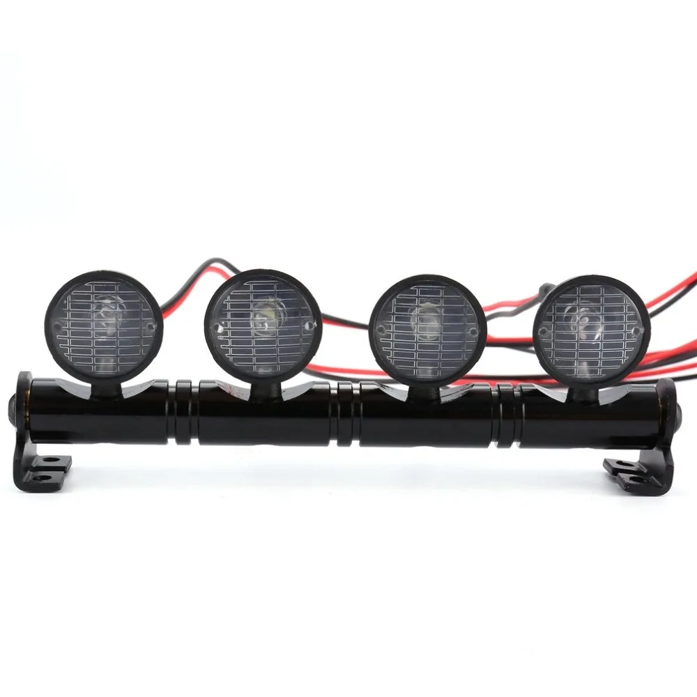 

LED Lights Round Lamp Roof Light Search Lights Rock Crawler Rack Universal RC Car Climbing Bright Convenient Red White fz