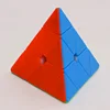 Cubo de velocidad mágica en forma de pirámide triangular para niños, rompecabezas cubos velocidad rompecabezas juguete educativo ► Foto 3/6