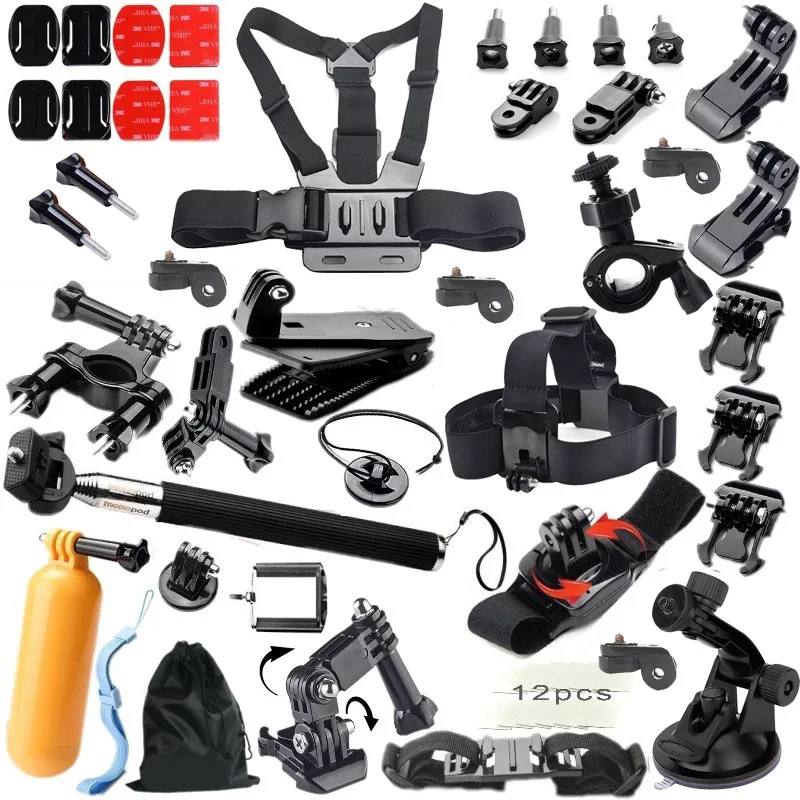 

2016 For Ion Air Pro New Set Accessories Kit for Sony Action Cam AS200V FDR-X1000V W 4K HDR-AS30V AS20 HDR-AS100V HDR-AZ1 Mini