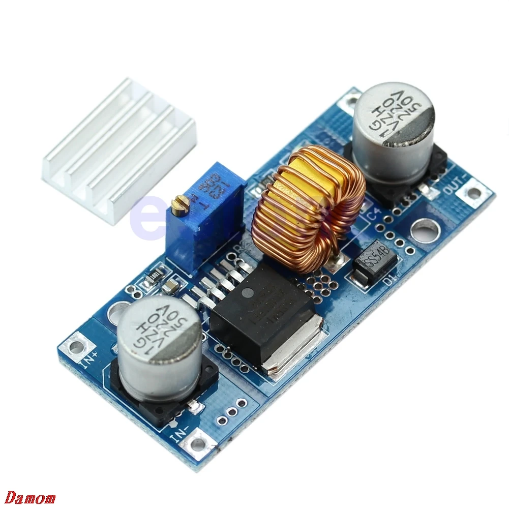 

Step Down Power Supply Module 24V 12V 9V 5VDC to DC 4V-38V to 1.25V-36V 5A