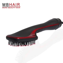 Профессиональный 2в1 Анионный фен, Расческа для прямых волос ручка термостатический теплый ветер электрический стиль инструменты 110-240 В
