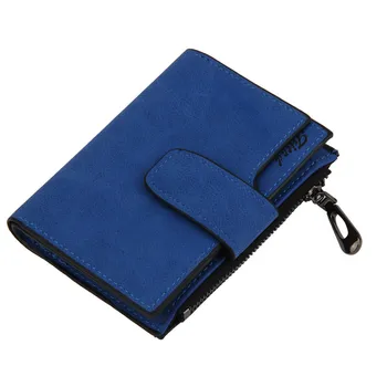 

Women Bag Mini Grind Magic Bifold Leather Card Holder Purse womens wallets and purses billeteras para mujer monederos clip