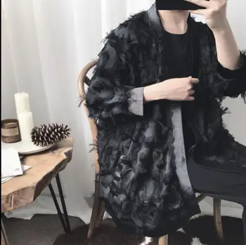 

2018 The dark series of loose and easy to open shirt. S-XL! High quality men's shirts.