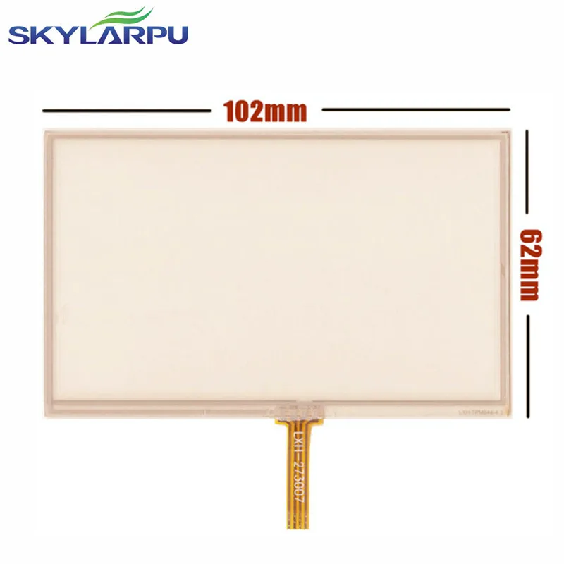 Skylarpu Новый 4.3 "дюймовый 4 провода резистивный Сенсорный экран 102 мм * 62 мм Панель сенсорный экран Панель Бесплатная доставка