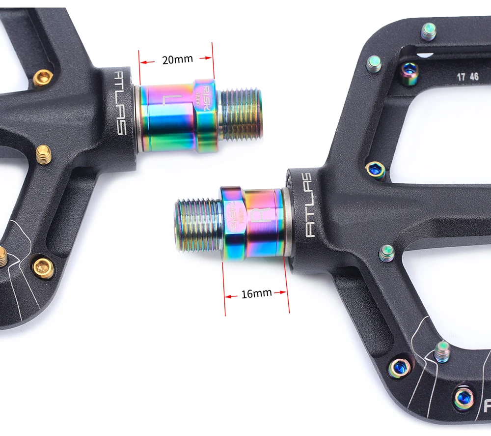16mm 20mm para mtb pedais da bicicleta estrada
