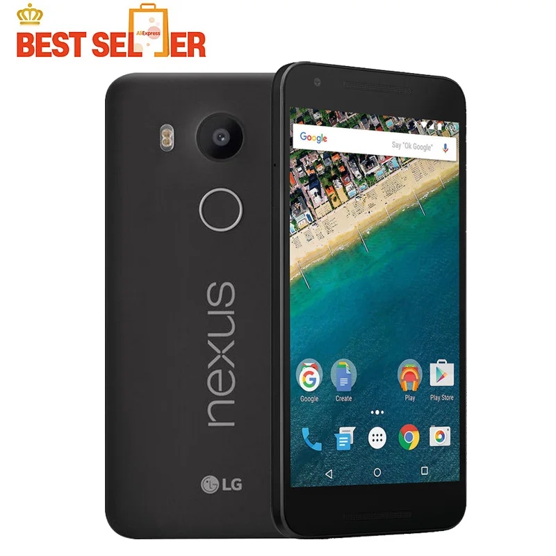

Original Unlocked LG Nexus 5X H791 H790 Android Fingerprint 5.2 inch Smartphone 2GB RAM 16GB/32GB ROM NFC Mobile Phones