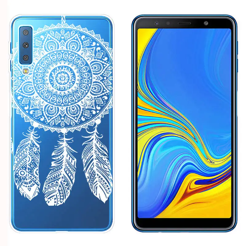 Arvin Silicone Fundas for Samsung Galaxy A7 2018 A5 A8 Plus 2018 Soft TPU Phone Cases FOR Samsung A750F Painted Case for A320 (7)