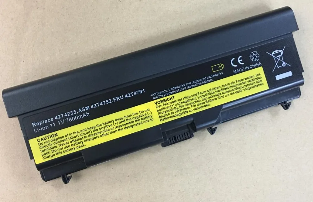 Billige 9 zellen 7800 mAh Batterie Für Lenovo ThinkPad L410 L412 L420 L421 L510 L512 L520 SL410 SL510 T410 T410i T420 t510 T520 Rand 14\