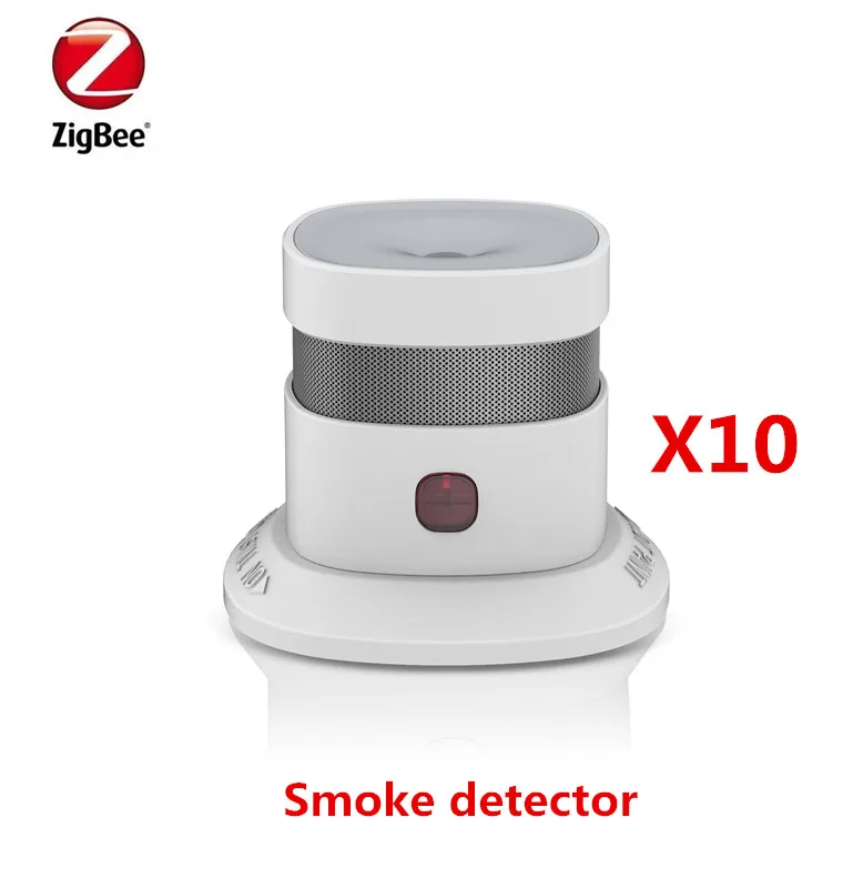 Heiman 10 шт. датчик дыма ZigBee умный противопожарный датчик дыма с CE EN14604 Rosh утвержден - Цвет: 10PCS Zigbee Smoke