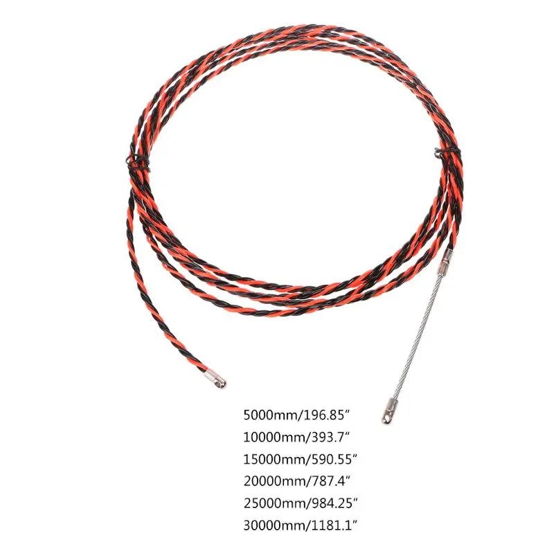 

Electrical Wire Threader 5/10/15/20/25/30M Electrician Threading Device Wire Cable Running Puller Lead Construction Tools