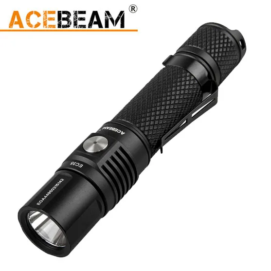 

2016 ACEBeam EC35 1200LM CREE XPL LED Flashlight Torch Use 1x 18650 or 2x CR123A or2x 16340 Battery
