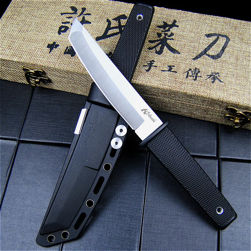 Охотничий нож EVERRICH Cold Steel с фиксированным лезвием длинная пластиковая ручка из