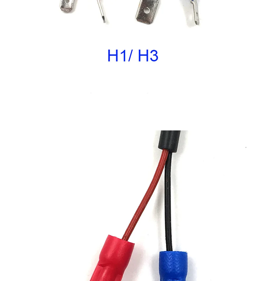 10pcs Car Headlight Plug Wire H1 H3 H4 H7 H8 H11 9004 9005 9006 9012 Socket Adapter 12V 24V Truck Auto Headlamp Lights Connector (3)