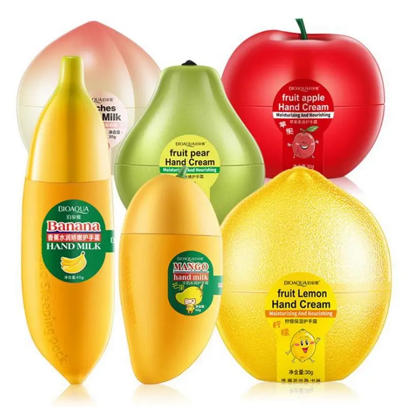 

BIOAQUA Fruit Hand Cream Banana/Mango/Lmenon Anti-aging Moisturizing Nourishing Hydrating Hand Cream For Winter Hand Care