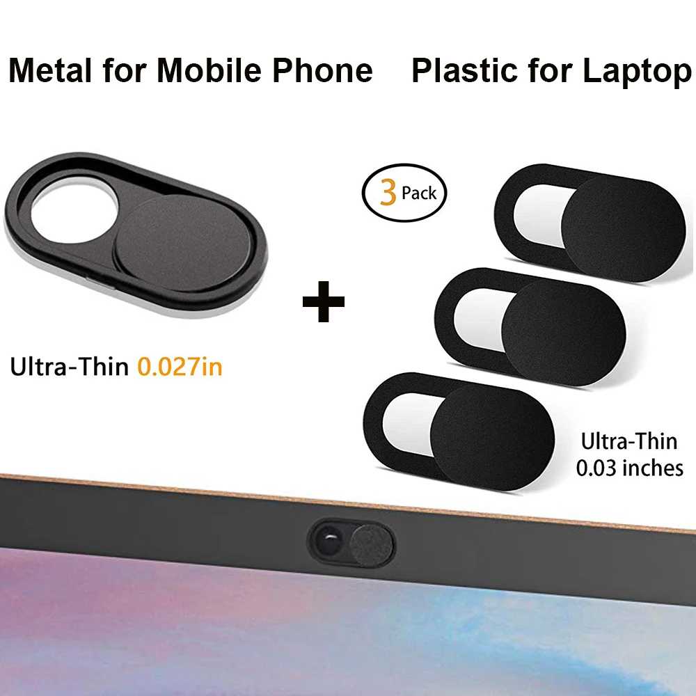 Computer Camera CoverMetal/Plastic Webcam Cover Slide for