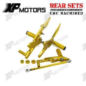 

Racing Foot Pegs Footrest Rearsets Adjustable Footpegs Rear Sets Bracket Mounts For Yamaha YZFR1 YZF-R1 YZF R1 2009-2014 Billet