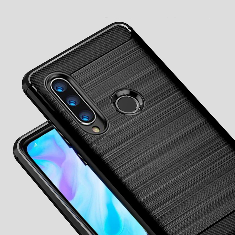 Чехол из углеродного волокна для Huawei P30 Lite противоударный чехол телефона P40 E/P 30 Pro