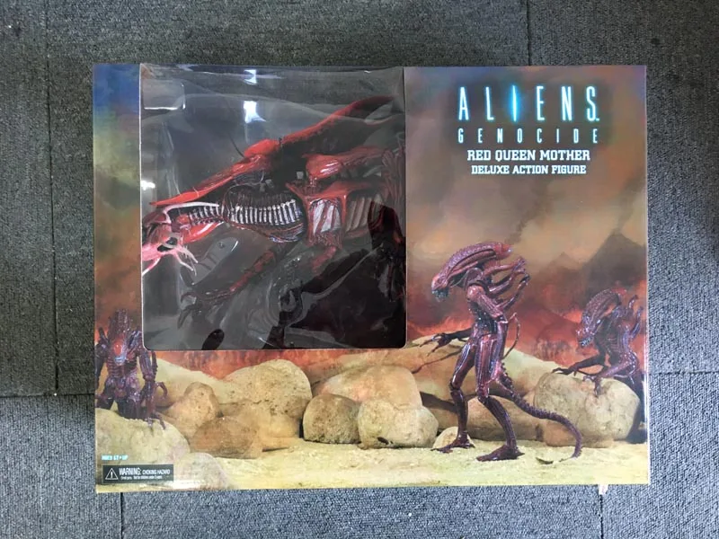 NECA Alien queen Deluxe фигурка 1" 38 см - Цвет: Red with box