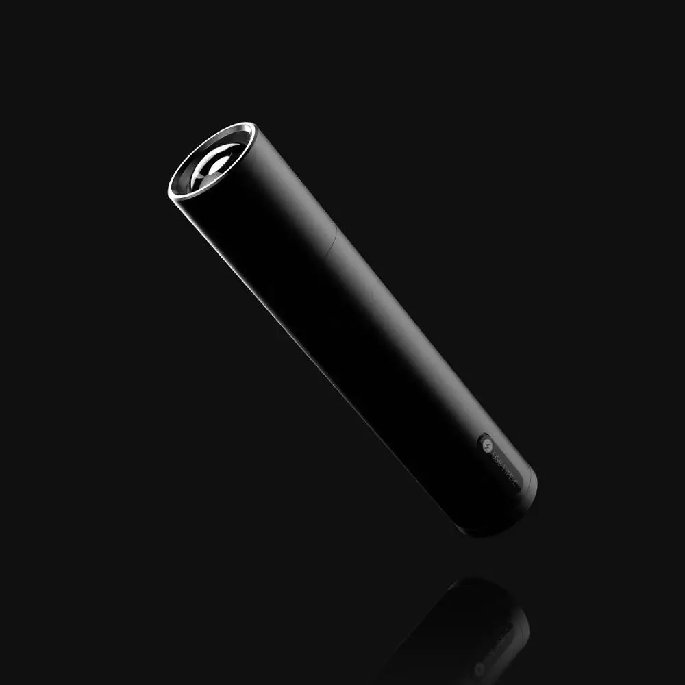 Xiaomi Mijia BEEbest Flash светильник 1000LM 5 моделей масштабируемый многофункциональный яркость портативный EDC с магнитным хвостом и велосипедный светильник - Цвет: Black