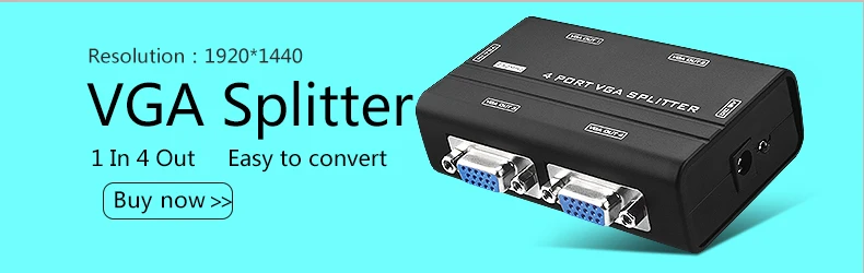 4 port vga splitter
