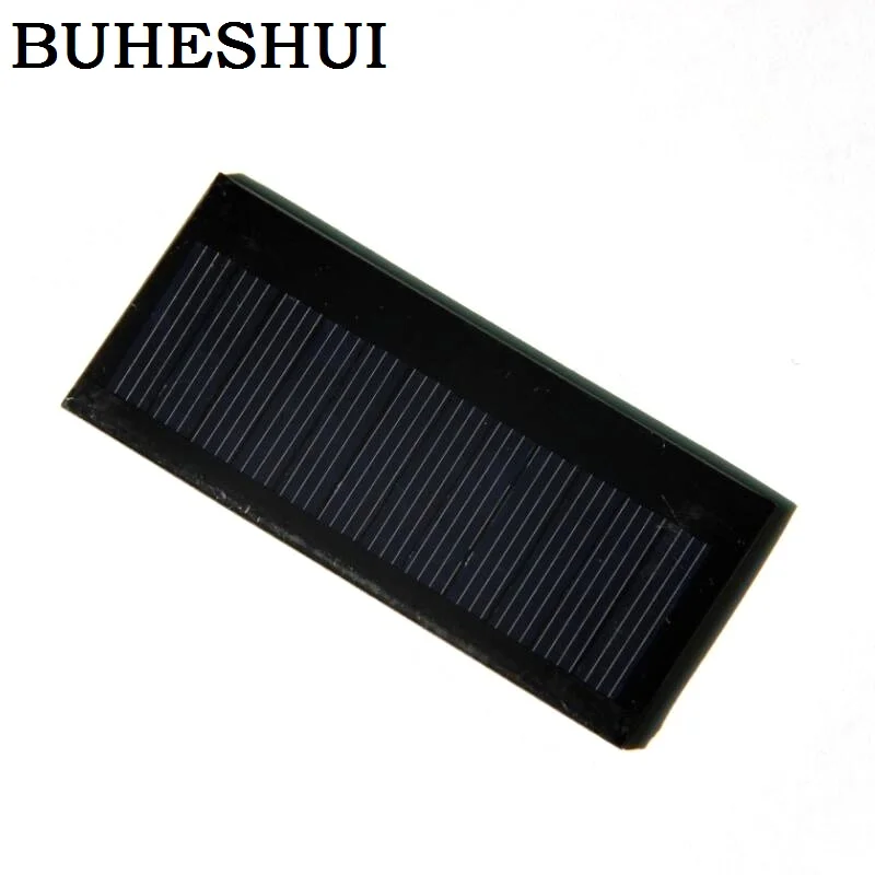 

BUHESHUI 0.3W 5.5V 54MA Solar Cell DIY Solar Panel Charger For 3.7V Battery Polycrystalline Epoxy 86*38MM10pcs/lot Free Shipping