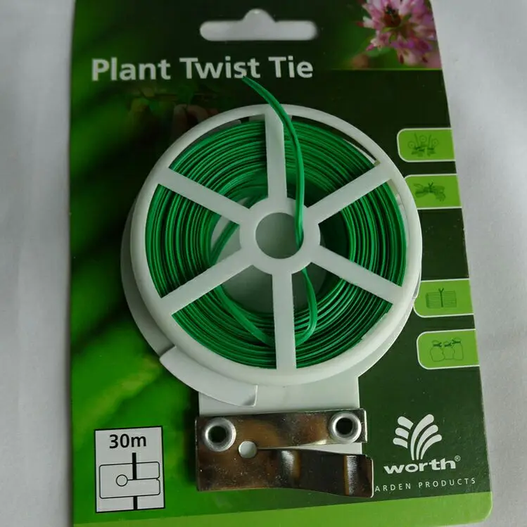 Gardening supplies 30 m plastic coated cable tie vine climbing vine
