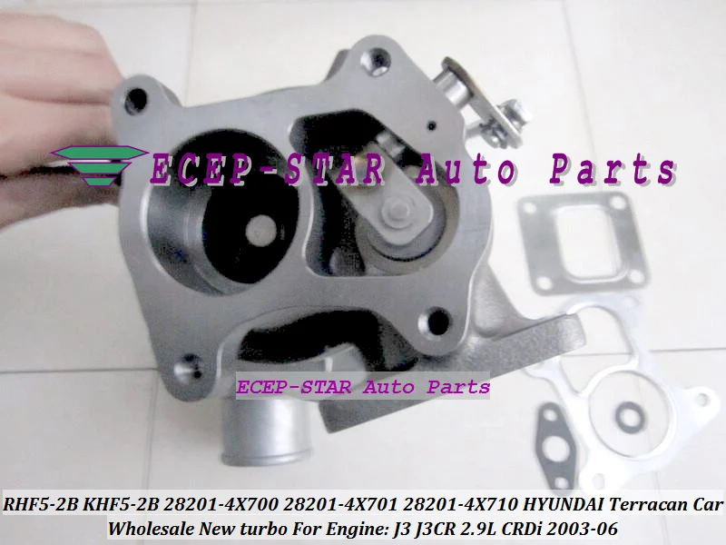 RHF5 KHF5-2B 28201-4X700 28201-4X701 28201-4X710 Turbo Turbocharger For HYUNDAI Terracan Car 2003-06 J3CR J3 2.9CRDi 2