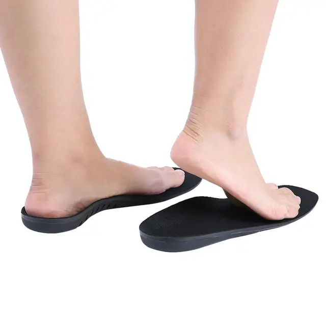 5 Sizes Orthotic Foot Arch Support Cushion Shoe Inserts Corrective ...