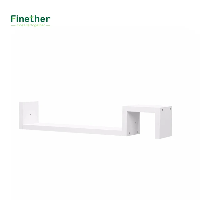Finether Modern Creative S Shaped Floating Wall Mount Shelf Finether Modern Creative S Shaped Floating Wall Mount Shelf Bookshelf Display Rack Ledge Storage Holders