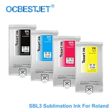 1000 мл SBL3 сублимационная чернильная сумка для Roland Texart RT-640 XT-640 принтера Texart SBL3 сублимационная краска(4 цвета на выбор