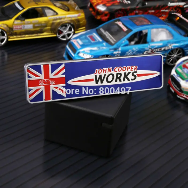 

Newest 3D Car Trunk ABS Badge for Mini Cooper JCW John Cooper Works Accessories Adhesive Motocross Car Styling Badge Decal
